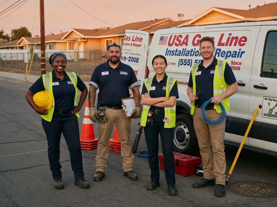 Gas Line Installation company in Saratoga, TX